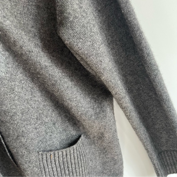 Orvis 100% Cashmere Cardigan in Grey Size XL - Picture 4 of 10